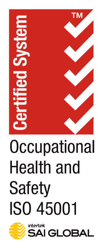 Certified System ISO 45001 RGB-3x